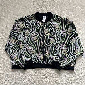 Disney Jack Skellington Bomber Jacket The Nightmare Before Christmas Sz 2X NWT